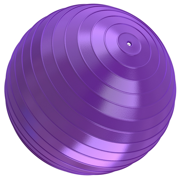 Yoga Ball Purple - 3Docean 30124672