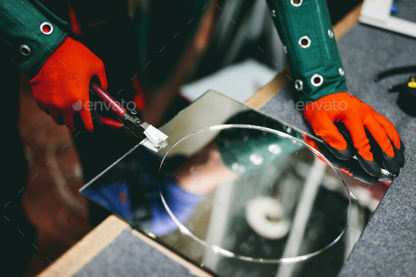  Glass Compass Glass Cutter Glass Cutting Tool Glass
