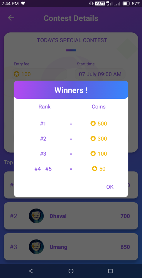 Quiz App - Android App + Admin Panel With Earning System By Mrityonjaya 