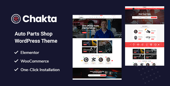 Chakta - Auto Parts Shop WooCommerce Theme