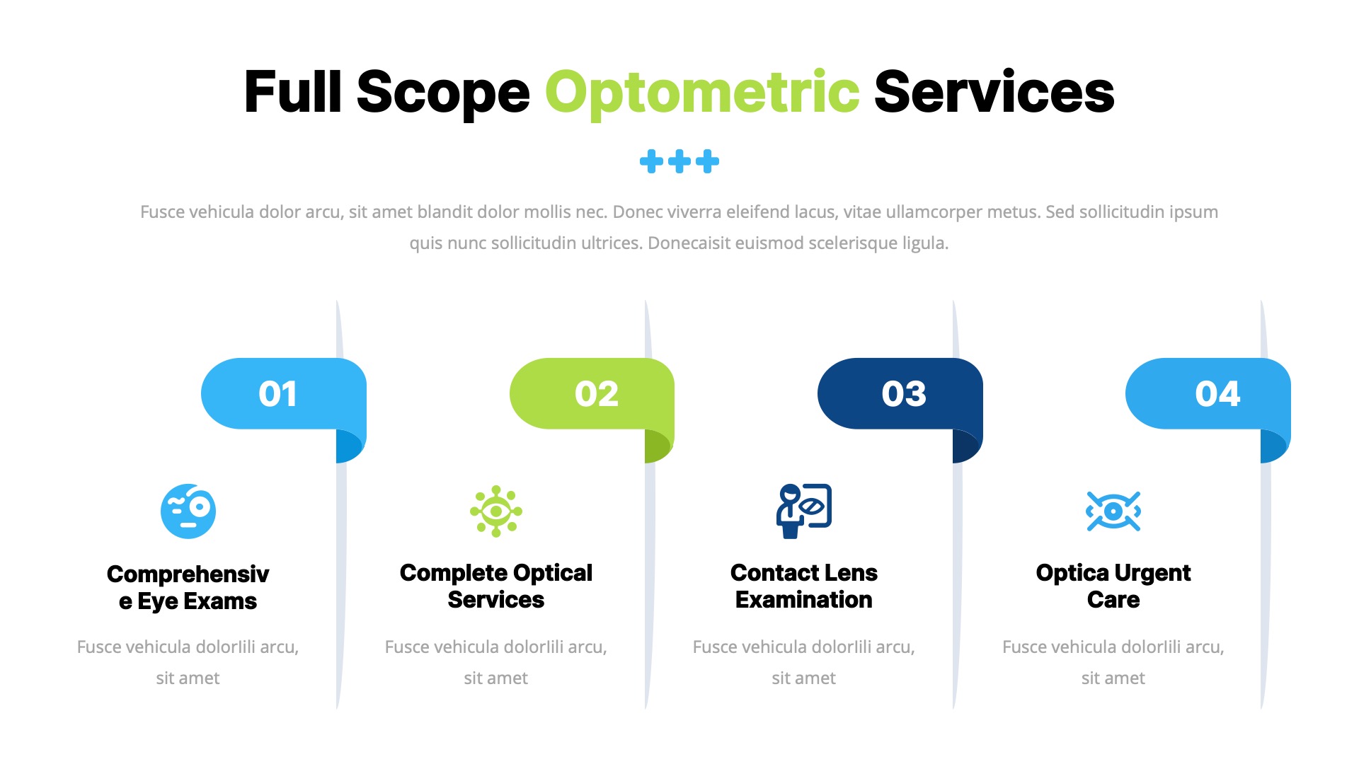 Optica - Optometrist & Eyecare Powerpoint Template, Presentation Templates