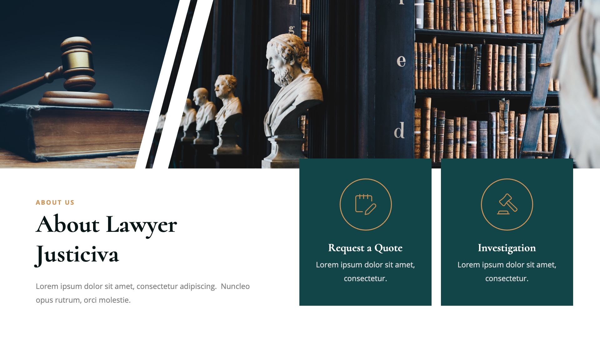 Justiciva - Lawyer & Law Firm Powerpoint Template, Presentation Templates
