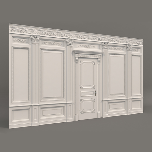 Classic Interior Wall - 3Docean 30130357