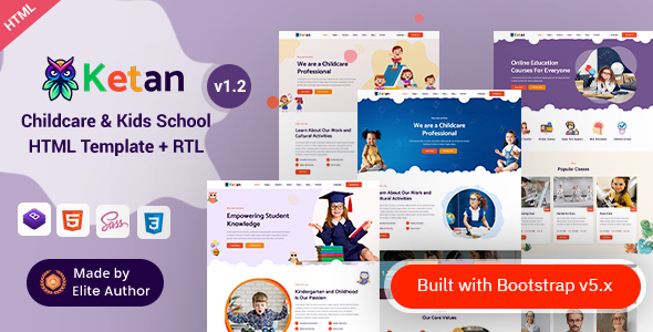 Ketan - Childcare Kids School HTML Template - ThemeForest 29115794