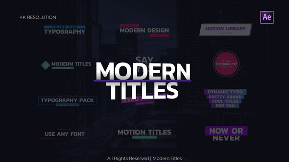 Modern Titles - VideoHive 30142386