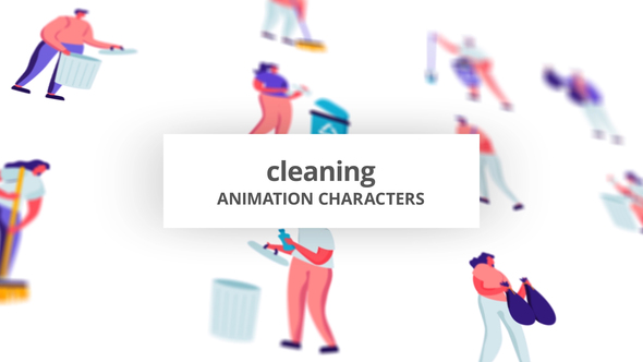 Cleaning - Character - VideoHive 30142928