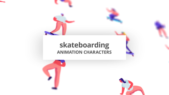 Skateboarding - Character Set