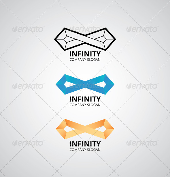 Infinity Shape Logo - Abstract Logo Templates
