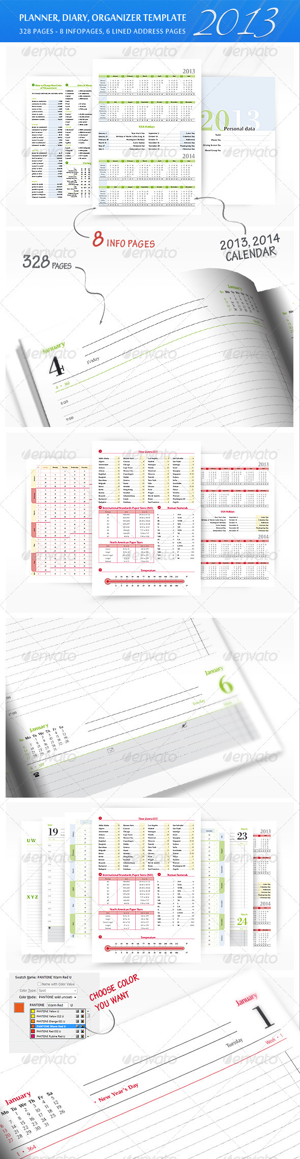 Planner-Diary-Organizer 2013 - Calendars Stationery