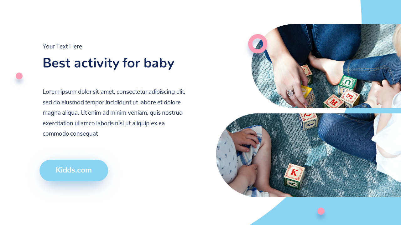 Kidds - Kids & Baby Google Slides Presentation, Presentation Templates