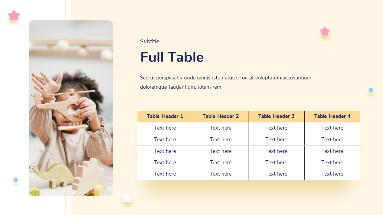 Kidds - Kids & Baby Google Slides Presentation, Presentation Templates