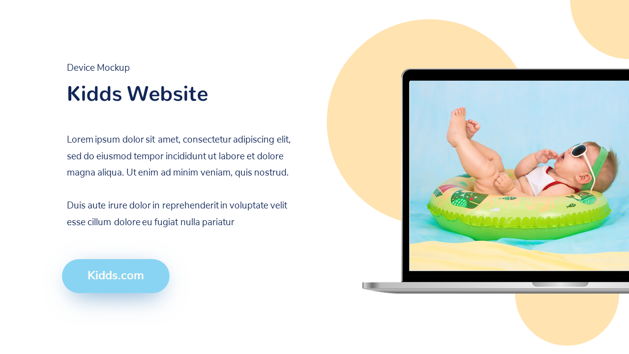 Kidds - Kids & Baby Google Slides Presentation, Presentation Templates