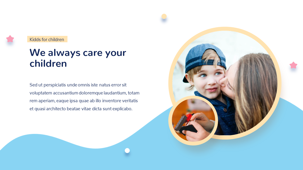 Kidds - Kids & Baby Google Slides Presentation, Presentation Templates