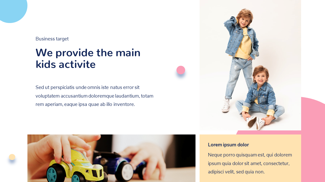 Kidds - Kids & Baby Google Slides Presentation, Presentation Templates