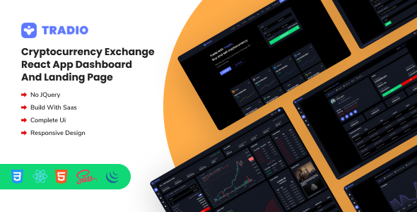 Tradio - Cryptocurrency - ThemeForest 27503351