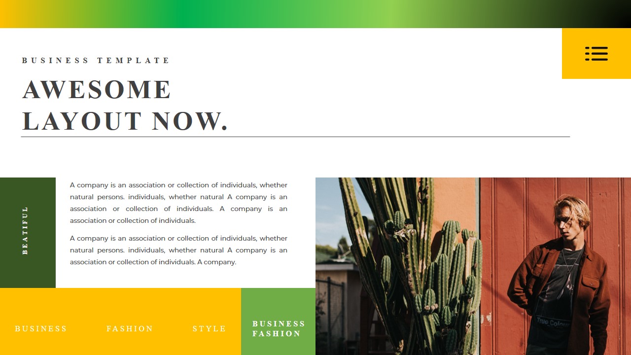 The Mitter - Business Presentation Google Slide Template by Analogousstudio