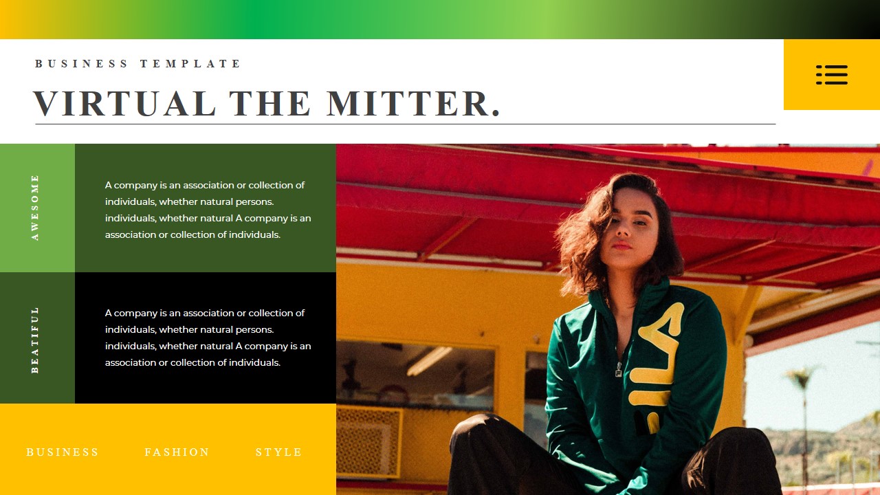 The Mitter - Business Presentation Google Slide Template, Presentation ...