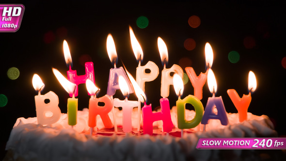 Dancing Candle Lights On The Cake alt