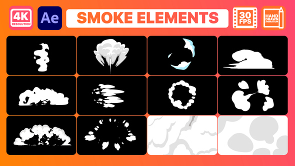 Smoke Elements And - VideoHive 30148049