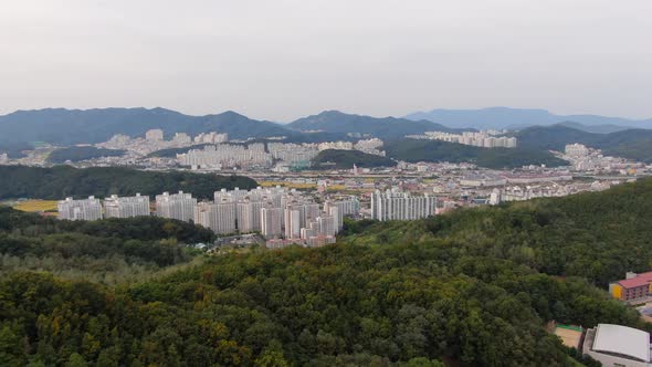 Korea Gumi City Housing Apartment Mountain