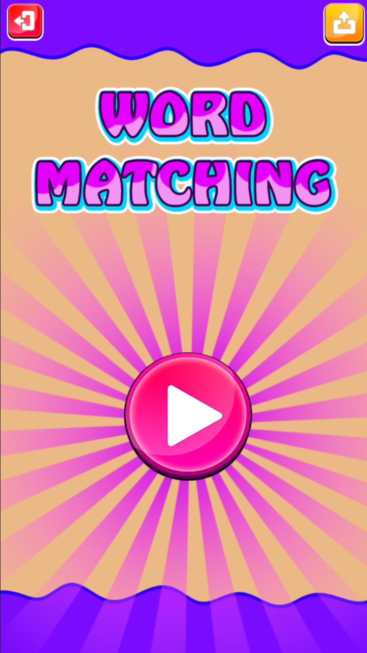 Word Matching Game (CAPX | HTML5 | Cordova) Kids Learning Game by Pro ...