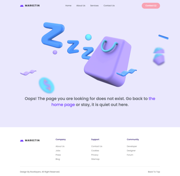 Marketin - Business Startup & Agency Elementor Template Kit