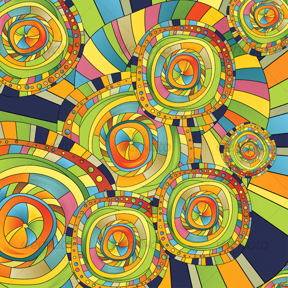 Abstract Background Color of the Circles and Slips - Abstract Conceptual