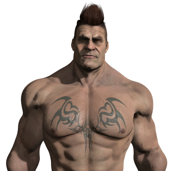 Strong Muscular Male - 3Docean 30164701