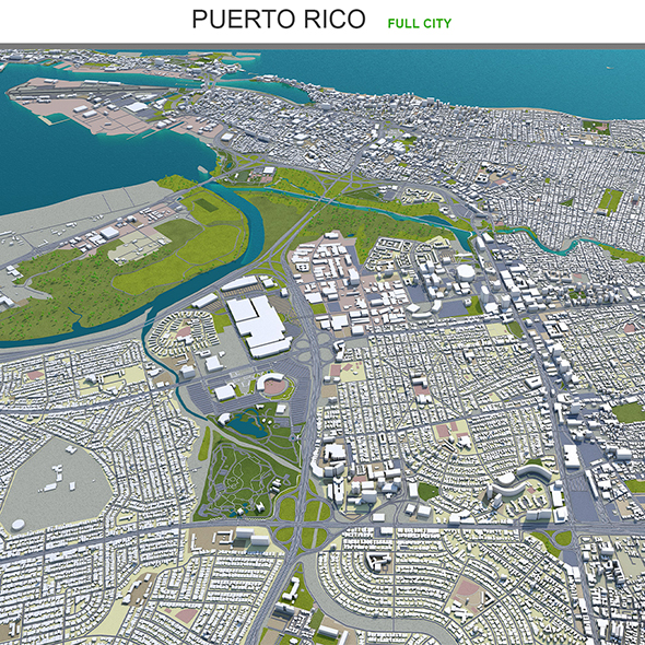 Puerto city Rico - 3Docean 30168519