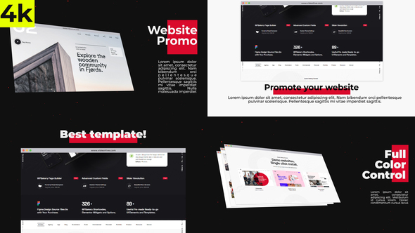 Quick Website Promo - VideoHive 30176422