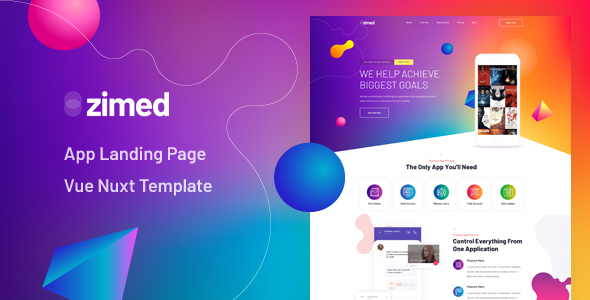 Zimed - Vue - ThemeForest 26103144