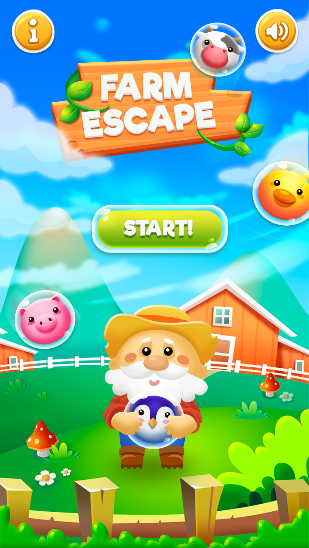 Bubble Shooter Game Casual HTML5 Farm Escape (no Capx) By