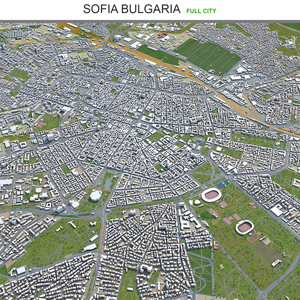 Sofia city Bulgaria - 3Docean 30180589
