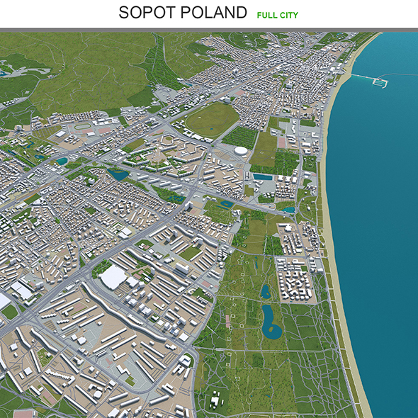 Sopot city Poland - 3Docean 30180607