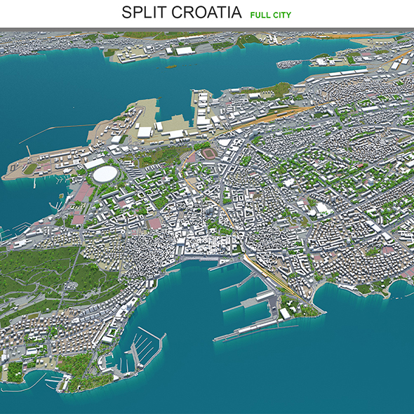 Split city Croatia - 3Docean 30180630