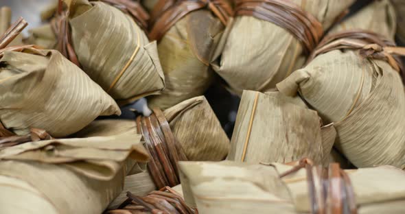 Homemade rice dumpling alt