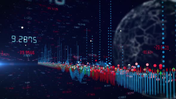 Abstract Stock Market Dashboard
