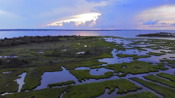 Sunset Seascape Horizon Bay Panoramic Landscape alt