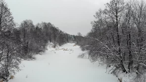 River Under The Snow