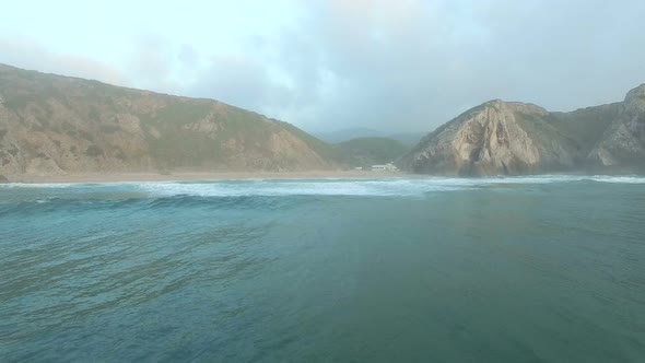 Praia da Adraga views on the coast of Portugal alt