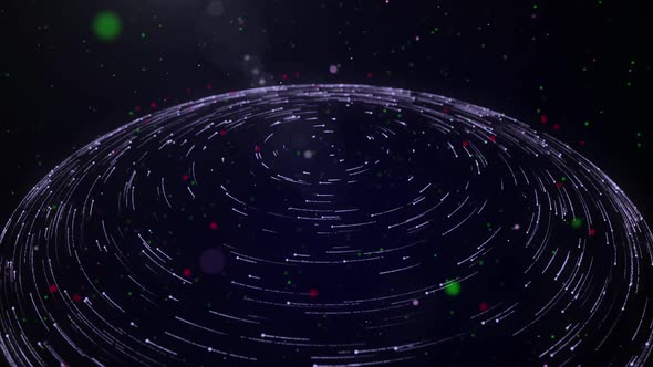 Orbital Particles Background