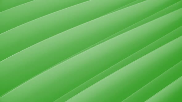 Abstract 3d Paper Stripes Green Background