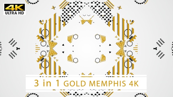 Gold Memphis 4K (White) alt