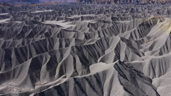 Range Of Mountains Of Monochrome Steel Gray Sandstone In The Canyon Of River alt