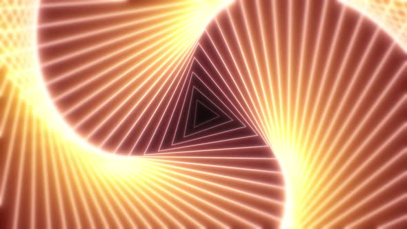 Triangle Wave - Orange - 60fps,4k