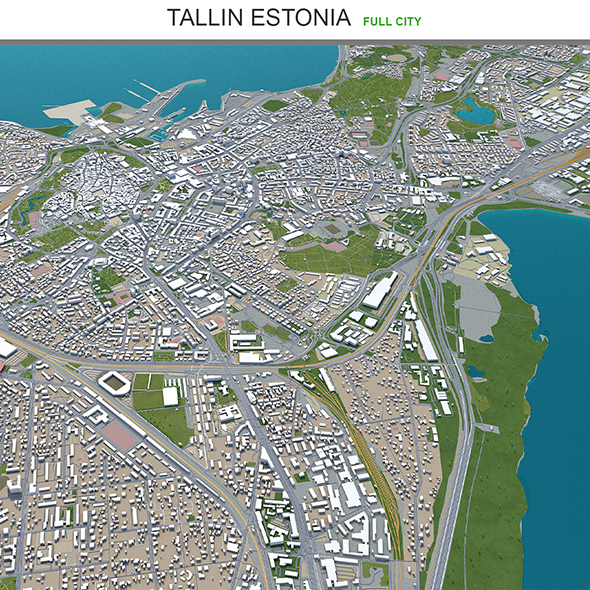 Tallin city Estonia - 3Docean 30186613