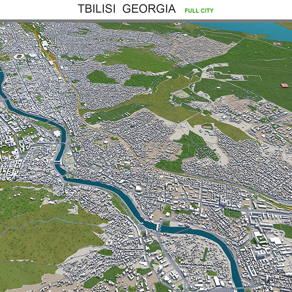 Tbilisi city Georgia - 3Docean 30186732