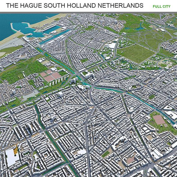 The Hague city - 3Docean 30187015