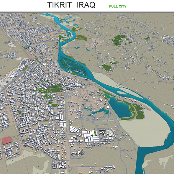 Tikrit city Iraq - 3Docean 30188411