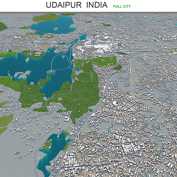Udaipur city India - 3Docean 30194359
